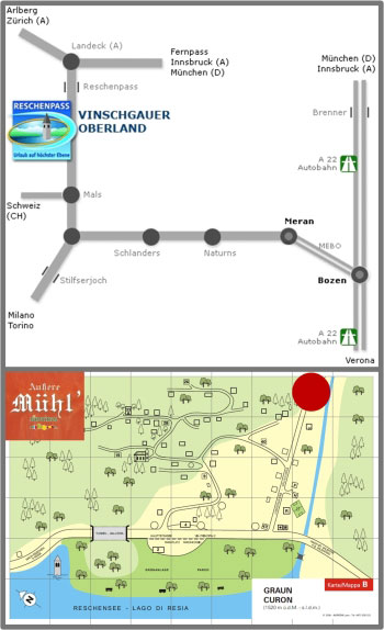 anreise ferienwohnungen vinschgau graun reschenpass