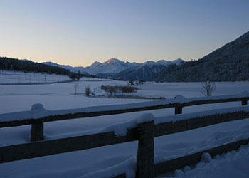 winterlandschaft graun reschenpass vinschgau südtirol
